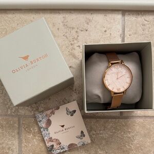 Olivia Burton Decorative Rose Gold Watch